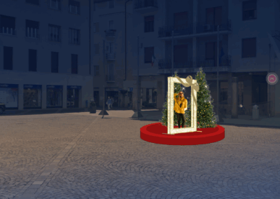 Cornice tridimensionale perfetta per selfie