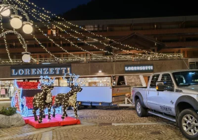 Renne luminose tridimensionali per allestimenti (2)