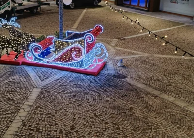 Renne luminose tridimensionali per allestimenti