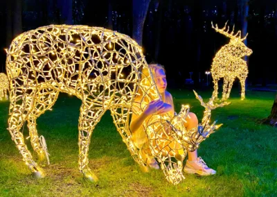 animali luminosi 3d per allestimenti